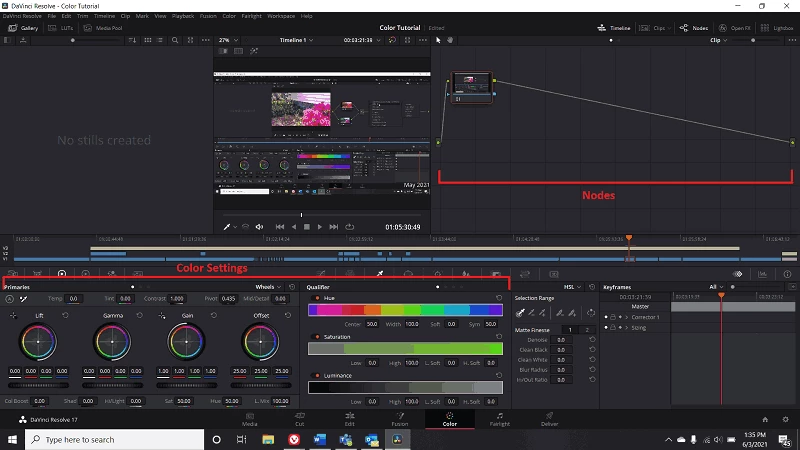 DaVinci Resolve — captura de tela 4